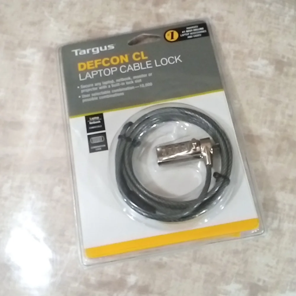 TARGUS Laptop Cable Lock NEW/SEALED